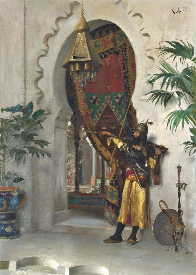 Theodoros Rallis - La sentinella, 1879